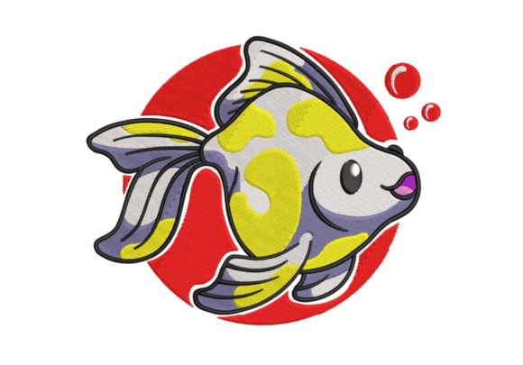 Circle Splash Fish Embroidery Design Review