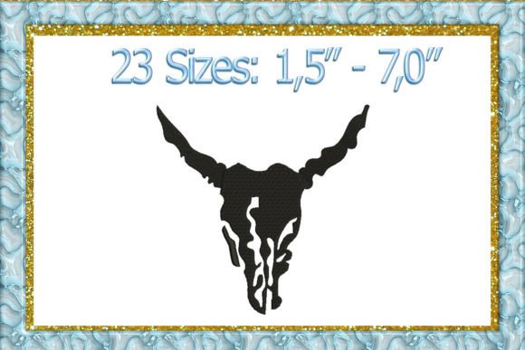 Cow Skull Head Machine Embroidery Review