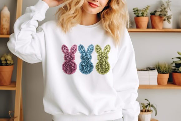 Easter Bunny Sequin Faux Embroidery Review
