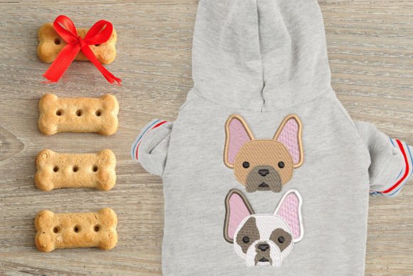 French Bulldog Face Mini Embroidery Review