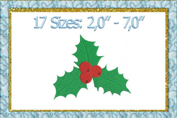 Holly Berry Machine Embroidery Design Review