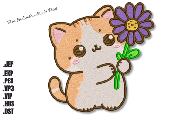 Review: Adorable Cat Embroidery Design for Gifts