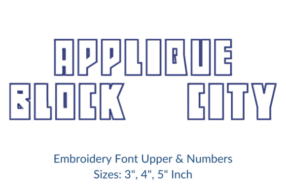 Review: Applique Block City Fonts for Holiday Embroidery