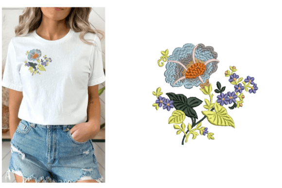Review: Beautiful Flower Embroidery Designs for Merch