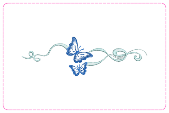 Review: Butterfly Border Embroidery Designs