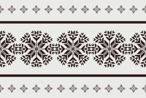 Review: Embroidery Floral Border Runner Pattern