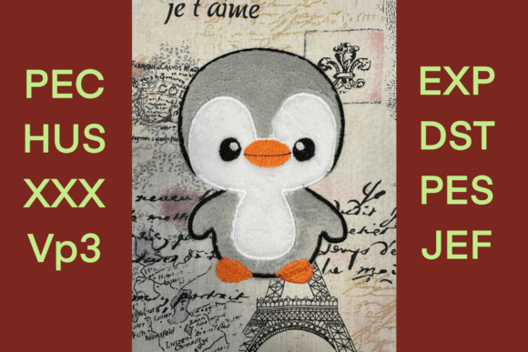 Review: Pengui Appliqué Embroidery Pattern
