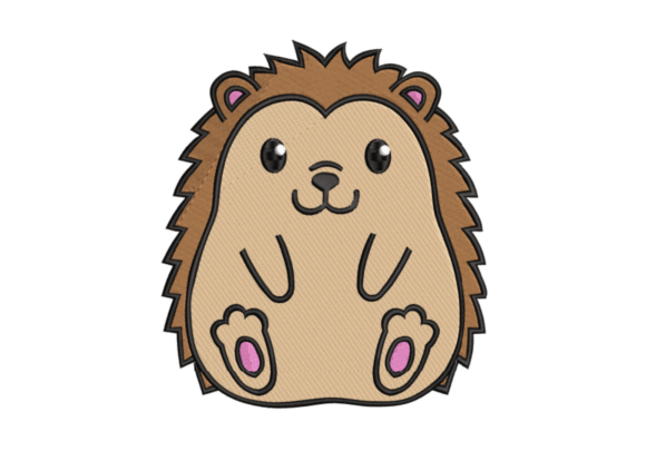 Review: Simple Cute Hedgehog Embroidery Design