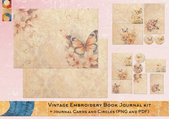 Review: Vintage Embroidery Book Journal Kit for Handmade Gifts