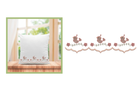 Reviewing Cute Bird Border Embroidery Designs for Merch