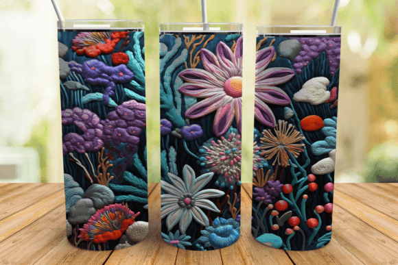 Reviewing Embroidery Floral 20oz Skinny TumblerPng for Etsy