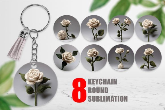 Reviewing Keychain White Rose Embroidery for Holiday Sales