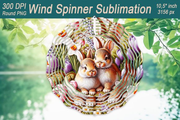 Reviewing the Easter Embroidery Bunny Wind Spinner