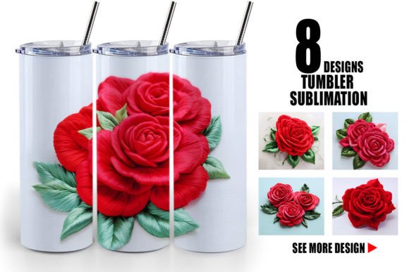 Reviewing Tumbler 3D Rose Embroidery for Sweatshirts