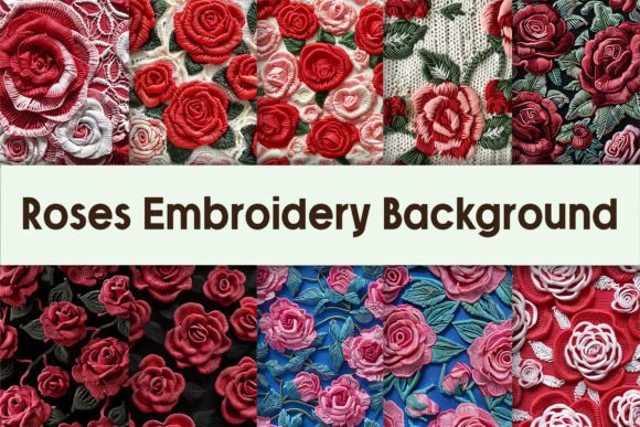 Roses Embroidery Background: A Designer’s Review