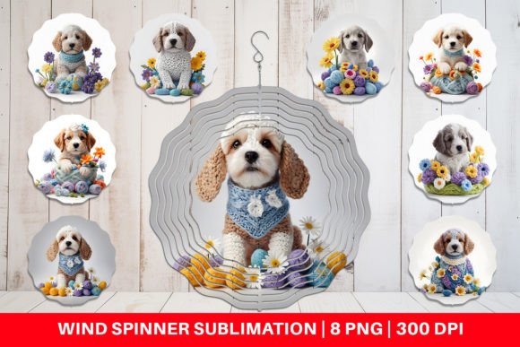 Wind Spinner Puppy Easter Embroidery Review